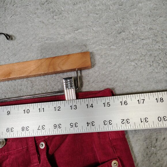 J.Crew Pants Women 29 Pink Corduroy Stretch High-Rise Straight Leg Classic Retro - Picture 8 of 11